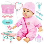 12″ Talking Baby Doll With Doctor Kit