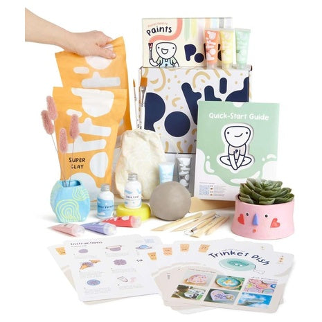 Pott'd Air Dry Clay Kit