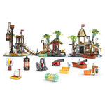 1,499-Piece Pirate Island Building Kit