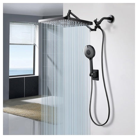 High Pressure Rain Shower Head With Handheld Spray