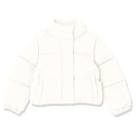 Girl's Cropped Full-Zip Puffer Jacket