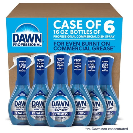 6-Pack Dawn Pro Heavy Duty Powerwash Dish Spray