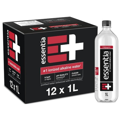 12-Pack Essentia Alkaline Water Bottles (33.8oz)