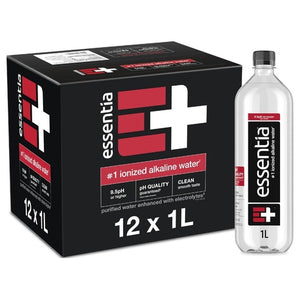 12-Pack Essentia Alkaline Water Bottles (33.8oz)