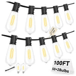 100FT LED Outdoor String Lights
