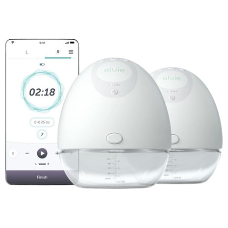 2-Pack Elvie Electric Wearable Smart Breast Pump With App 2-Modes