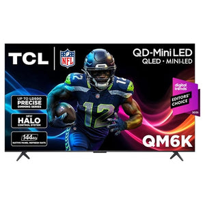 75" TCL Class QM6K Series Mini LED QLED 4K HDR TV