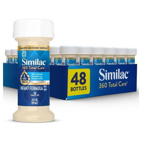 48-Pack Similac 360 Total Care Infant Ready to Feed Formula (OU-D, 2 Oz)