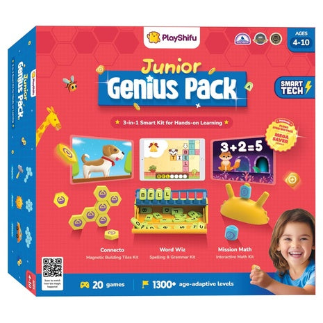 PlayShifu Junior Genius 3-in-1 STEM Learning Kit