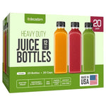 12 Or 20 Juice Bottles With Caps