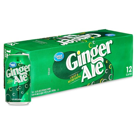 12 Cans Sam’s Ginger Ale Soda