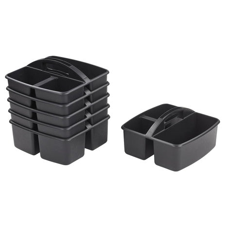 6-Pack ECR4Kids 3-Compartment Storage Caddy