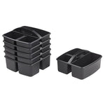 6-Pack ECR4Kids 3-Compartment Storage Caddy