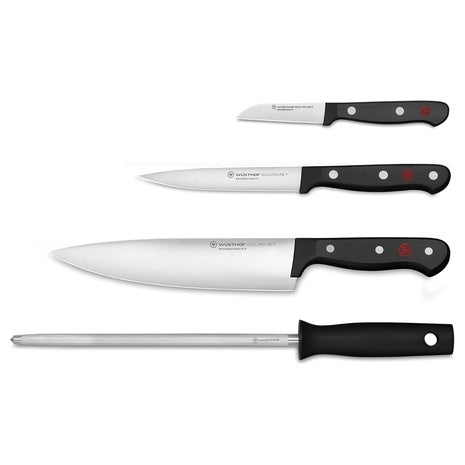 4-Piece Wüsthof Gourmet Chef's Knife Set