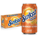 12 Cans Sunkist Orange Soda
