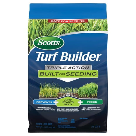 Scotts Turf Builder Triple Action Built For Seeding (4.3 Lb)