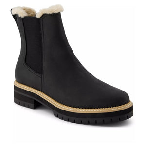 Toms Women's Bennet Faux Fur Chelsea Lug Booties