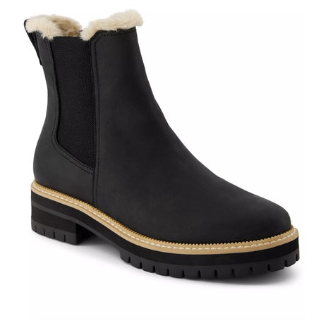 Toms Women's Bennet Faux Fur Chelsea Lug Booties