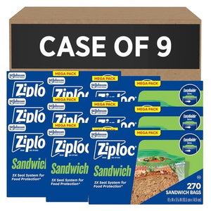 2,430 Ziploc Sandwich Bags