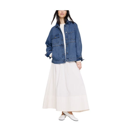 Lightweight Denim Utility Jacket