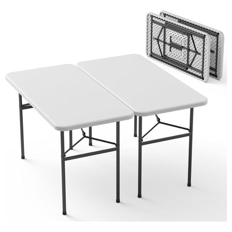 2-Pack 4Ft Folding Tables