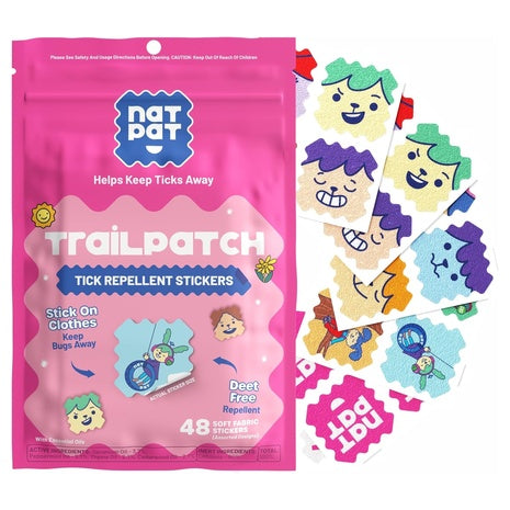 48-Pack NATPAT TrailPatch Tick Repellent Stickers