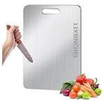 13.4" X 9" Titanium Metal Non Stick Chopping Cutting Board