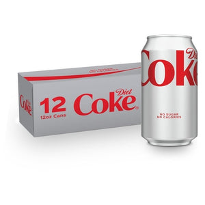 72 Cans 12oz Diet Coke Soft Drink