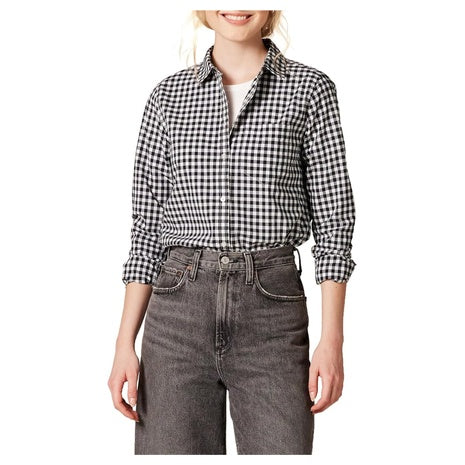 Amazon Essentials Women's Regular-Fit Button-Down Shirt