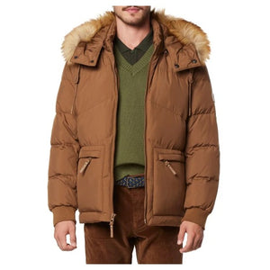 Andrew Marc Gramercy Faux Fur Trim Down Parka