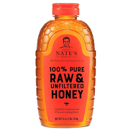 Nate’s 100% Pure Raw & Unfiltered Honey