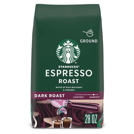 Starbucks Espresso Roast Ground Coffee (28oz)