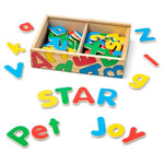 Melissa & Doug 52 Wooden Alphabet Magnets in a Box