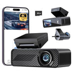 Pelsee P1 Duo 4K Front and Rear Dash Cam