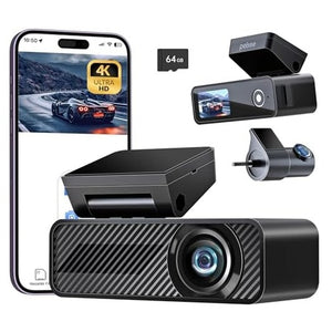 Pelsee P1 Duo 4K Front and Rear Dash Cam