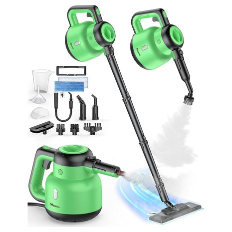 Steam Mop with Detachable Handheld Steam Cleaner