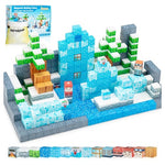 130 Piece Magnetic Building Tiles Set