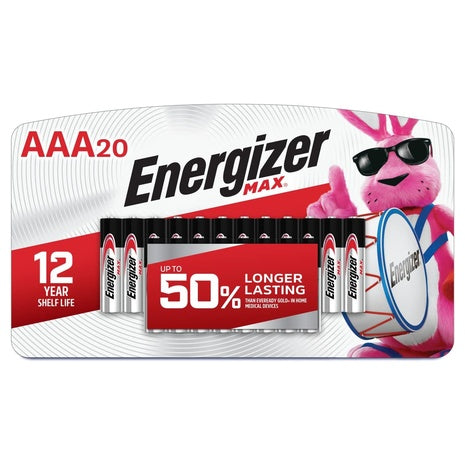 20-Pack Energizer MAX AAA Batteries