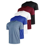 5-Pack Men’s Dry Fit Performance T-Shirts (Sizes: M & L)