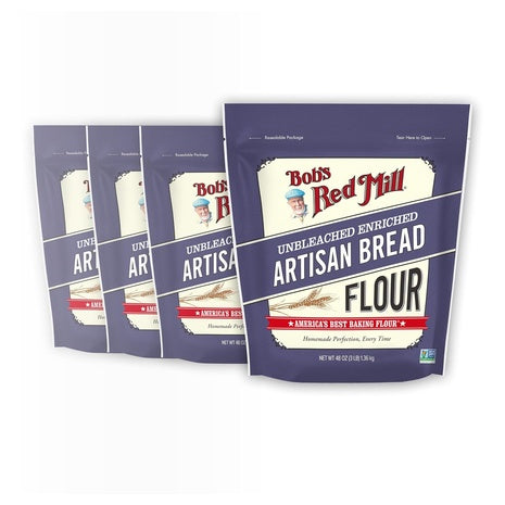 4 Bob’s Red Mill Artisan Bread Flour Bags