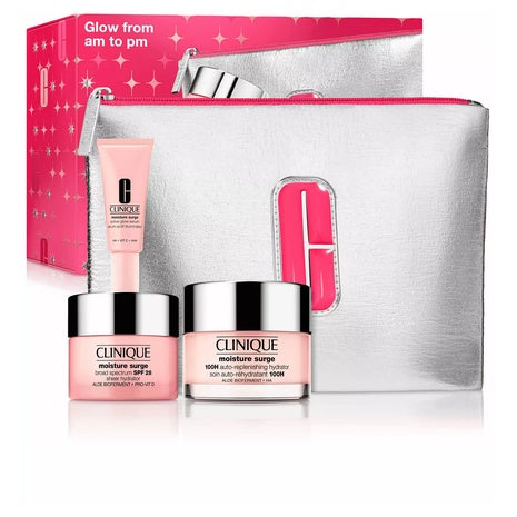 Clinique Women's Glow From AM To PM Moisture Surge Skincare Gift Set