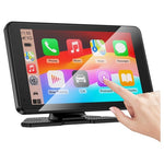 7" HD Portable Wireless Carplay & Android Auto W/ Voice Control