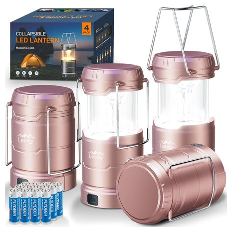4 LED Camping Lanterns