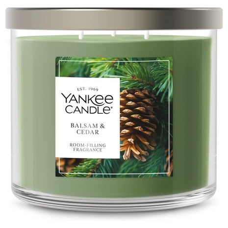4.5oz 3-Wick Yankee Candle Balsam & Cedar Scented Candle