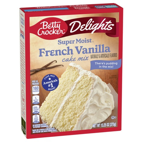 Betty Crocker Super Moist French Vanilla Cake Mix (OU-D)