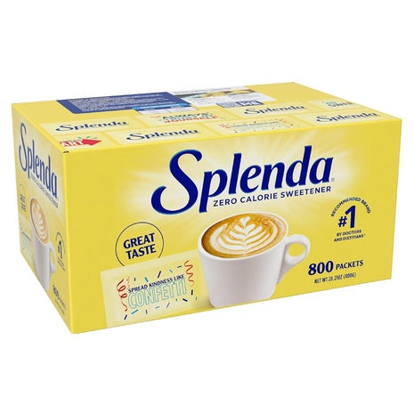 800 Splenda Zero-Calorie Sweetener Packets