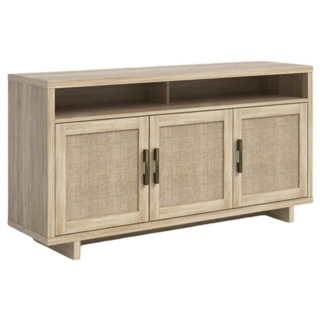 56" Sand & Stable Portman Unfinished TV Stand (Bishop Oak)