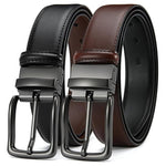 Men's 1.25" Dual Sided Reversible Leather Belt