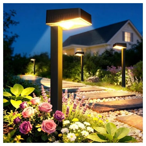 8-Pack Solar Pathway Lights W/ 60LM LED & 2 Light Modes