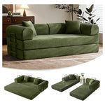 SAVENICA 79" Convertible Futon Boneless Sofa Bed (2 Colors)